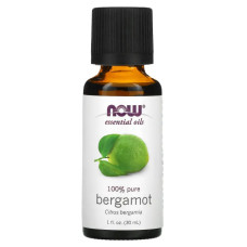 Масло бергамота эфирное, Now Foods Bergamot Oil, 30 мл