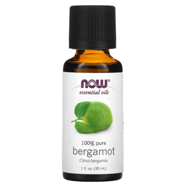 Масло бергамота, Bergamot Oil, Now Foods, Essential Oils, эфирное, 30 мл