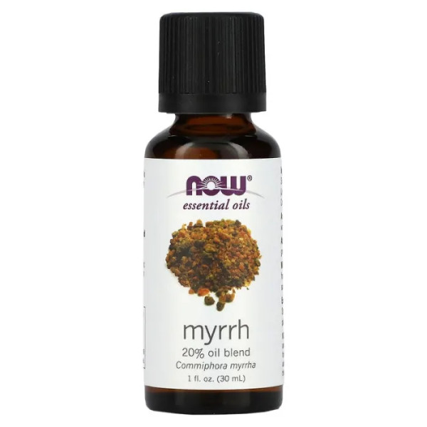 Ефірні масла (очищувальна суміш), Myrrh Oil Blend, Now Foods, Essential Oils, мирра, 30 мл