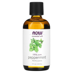 Масло перечной мяты, Now Foods Peppermint Essential Oils, 118 мл