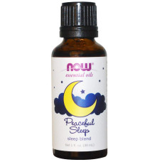 Ефірні олії для міцного сну (суміш), Now Foods Peaceful Sleep, 30 мл