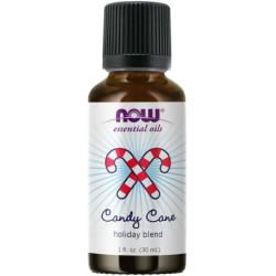 Эфирные масла, рождественская смесь, Christmas Candy Cane Mix Now Foods, 30 мл, Essential Oils