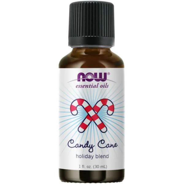 Ефірні масла, різдвяна суміш, Christmas Candy Cane Mix, Now Foods, Essential Oils, 30 мл