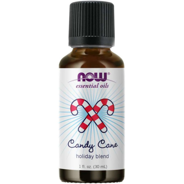 Ефірні масла, різдвяна суміш, Christmas Candy Cane Mix, Now Foods, Essential Oils, 30 мл