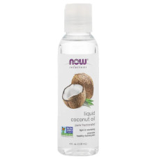 Кокосова олія фракціонована, Now Foods Solutions Coconut Oil, рідка, чиста, 118 мл
