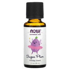 Ефірна олія цукрової сливи, NOW Foods Sugar Plum Essential Oils, 30 мл
