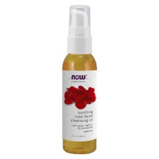 Масло для умывания лица с розой, Soothing Rose Facial Cleansing Oil NOW Foods, 118 мл, Solutions