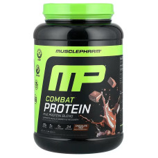 Протеїн, Combat Protein Powder MusclePharm, молочний шоколад, 900 г