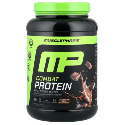 Протеин, Combat Protein Powder MusclePharm, молочный шоколад, 900 г