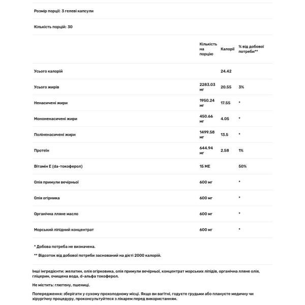 Омега 3-6-9 для росту волосся, EFA Complete, Advanced Trichology, 90 гелевих капсул
