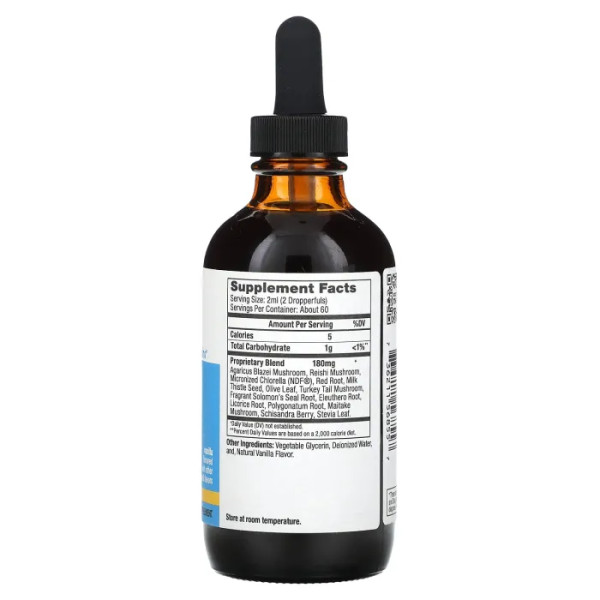 Заспокійливе для дітей, NDF Calm, Bioray, натуропатичні трав'яні краплі, зі смаком ванілі, 120 мл