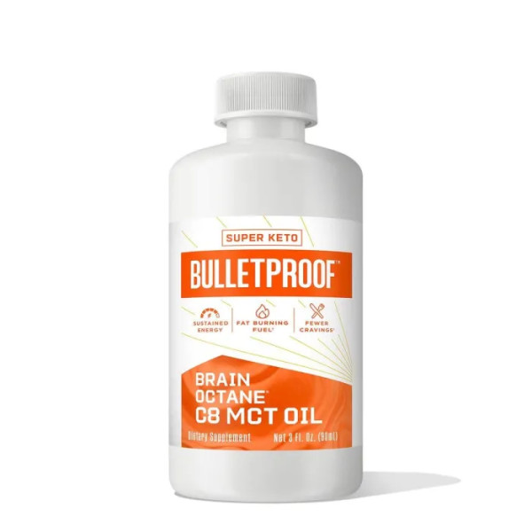 Октанове масло для мозку, Brain Octane MCT Oil, BulletProof, 90 мл