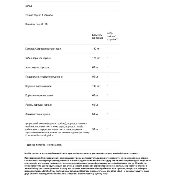 Очищення кишківника, Detox Pure Cleanse, NusaPure, 90 капсул