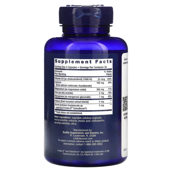 Відновлення кісток, Bone Restore, Life Extension, 120 капсул