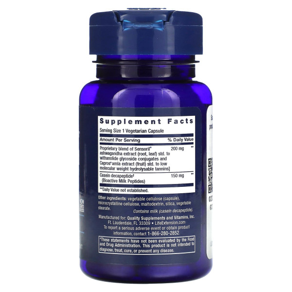 Здоровий сон, Enhanced Sleep, Life Extension, без мелатоніну, 30 капсул