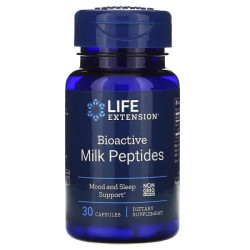 Пептид дельта-сна, Life Extension Milk Peptides, 30 капсул