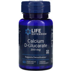 Кальций D глюкарат 200 мг, Life Extension Calcium D-Glucarate, 60 капсул