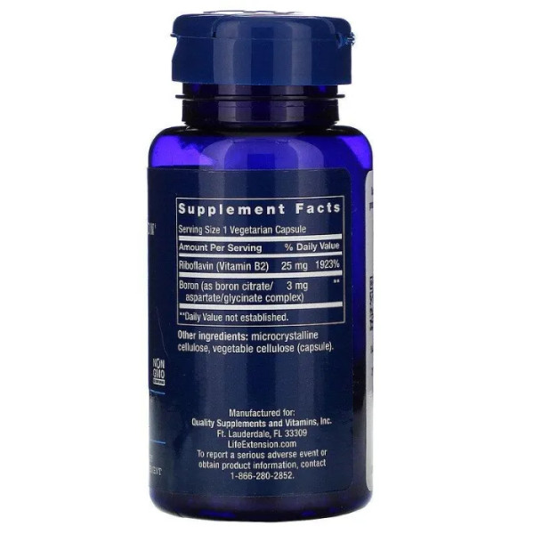 Бор, Boron, Life Extension, 3 мг, 100 капсул