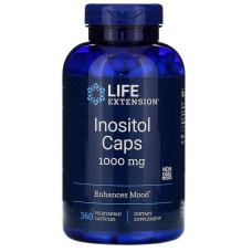 Інозитол, Life Extension Інозитол, 1000 мг, 360 капсул