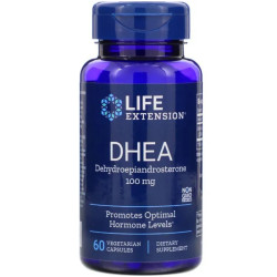 ДГЭА 100 мг, Life Extension DHEA, 60 капсул