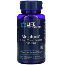 Мелатонін 300 мкг, Life Extension Melatonin, 100 таблеток