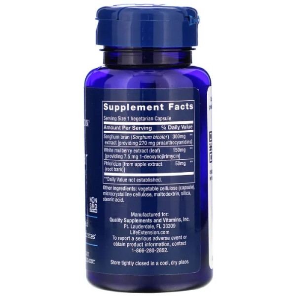 Снижение сахара в крови, Tri Sugar Shield, Life Extension, 60 капсул