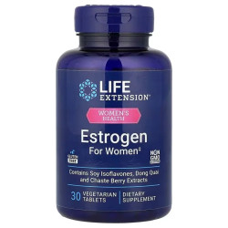 Естроген для жінок, Estrogen for Women Life Extension, 30 вегетаріанських таблеток