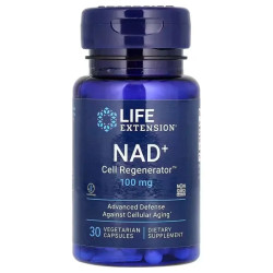Никотинамид рибозид 100 мг, Life Extension NAD+ Cell Regenerator, 30 вегетарианских капсул