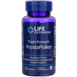 Простаполлен, тройная сила, ProstaPollen Life Extension, 30 капсул