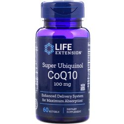 Убіхінол CoQ10 100 мг, Life Extension Super Ubiquinol CoQ10, 60 капсул