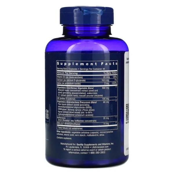 Здоров'я молочних залоз (Breast Health Formula), Life Extension, 60 капсул