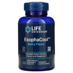 Кальцій та магній, жувальні, Life Extension EsophaCool, 60 жувальних таблеток