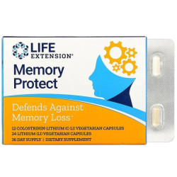 Улучшение памяти, Life Extension Memory Protect, 36 капсул