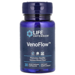 Венозный кровоток, Life Extension VenoFlow, 30 капсул