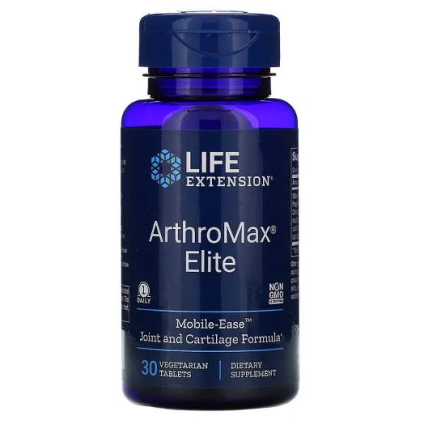 Зміцнення суглобів, ArthroMax Elite, Life Extension, трав'яна формула, 30 таблеток