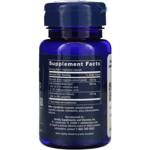 Формула сну, Herbal Sleep PM, Life Extension, 30 капсул