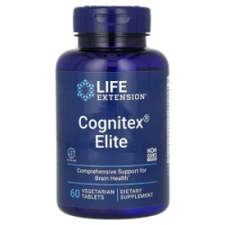 Підтримка мозку, Life Extension Cognitex Elite, 60 вегетаріанських пігулок