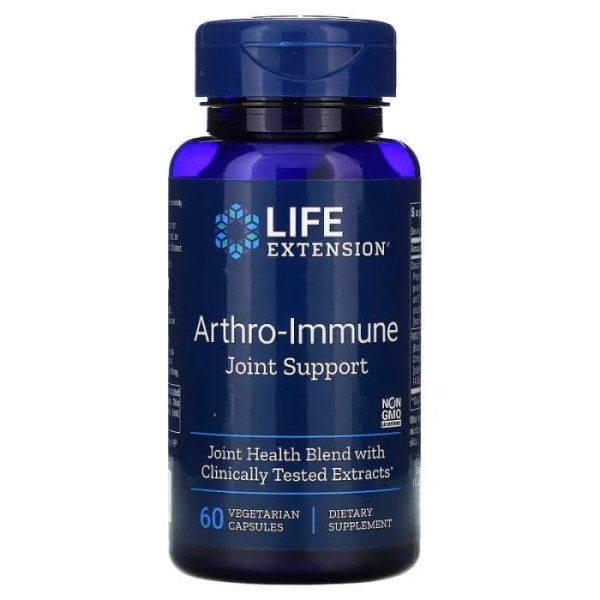 Підтримка суглобів, Arthro-Immune, Joint Support, Life Extension, 60 капсул