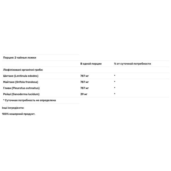 Гриби для імунітету, Mushroom Immune, Life Extension, з бета-глюканами, 30 вегетаріанських капсул