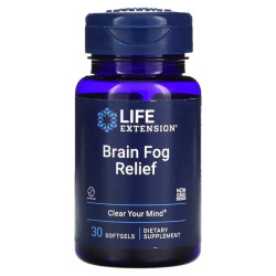 Засіб від мозкового туману, Life Extension Brain Fog Relief, 30 гелевих капсул