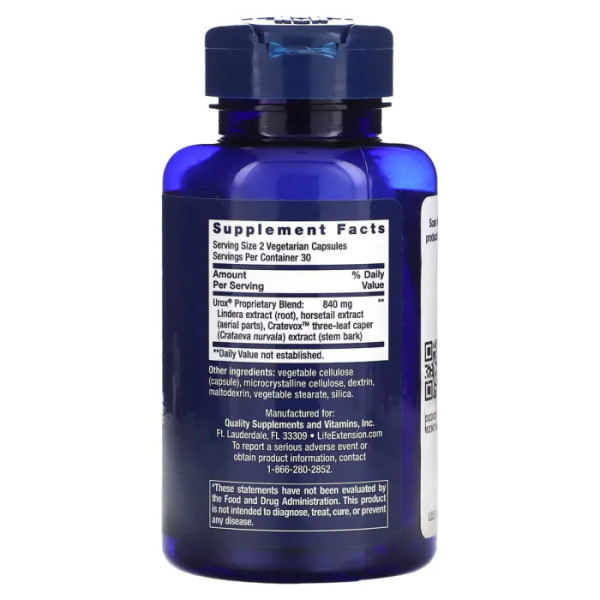 Підтримка сечового міхура для жінок, Women's Bladder Support, Life Extension, 60 вегетаріанських капсул
