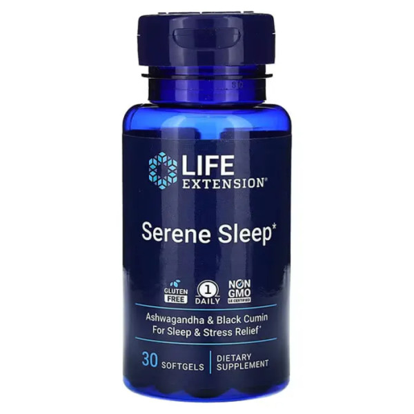 Для відновлення сну, Serene Sleep, Life Extension, 30 гелевих капсул