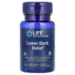 Здоровье поясницы, Lower Back Relief Life Extension, 60 вегетарианских капсул