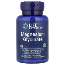 Магній гліцинат 105 мг, Life Extension Magnesium Glycinate, 90 вегетаріанських капсул