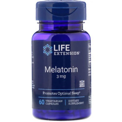 Мелатонін 3 мг, Life Extension Melatonin, 60 капсул