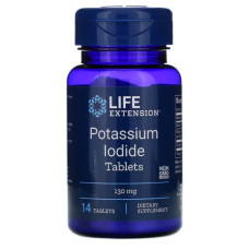 Йодид калия 130 мг, Life Extension Potassium Iodide, 14 таблеток