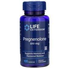 Прегненолон 100 мг, Life Extension Прегненолон, 100 капсул