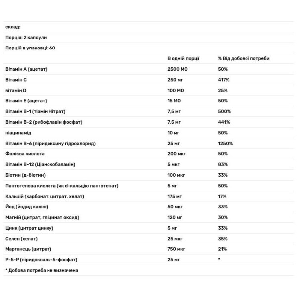Мультивітаміни для чоловіків, Kirkman Labs, 120 капсул