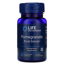 Гранат, Life Extension Pomegranate, фруктовый экстракт, 30 капсул
