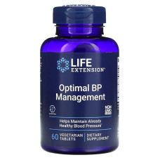 Контроль артеріального тиску, Life Extension Optimal BP Management, 60 вегетаріанських таблеток